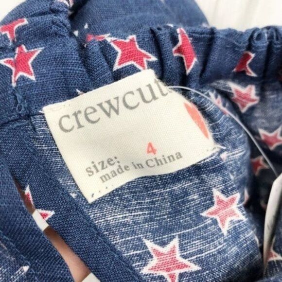 CREWCUTS Girls' Star Print Romper  - Picture 3 of 6
